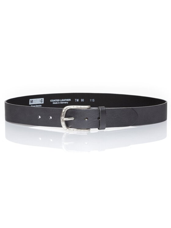 Mustang Mustang Pasek Męski BELT Srebrny