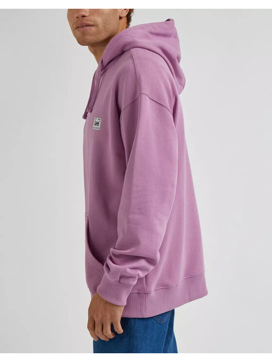 Lee Lee Felpa CORE LOOSE HOODIE Viola Loose Fit