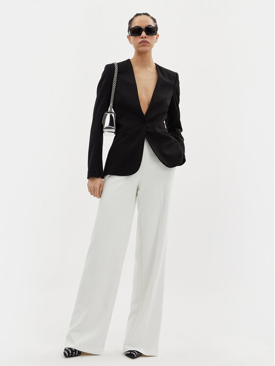 KARL LAGERFELD KARL LAGERFELD Sakoi 241W1402 Crna Slim Fit