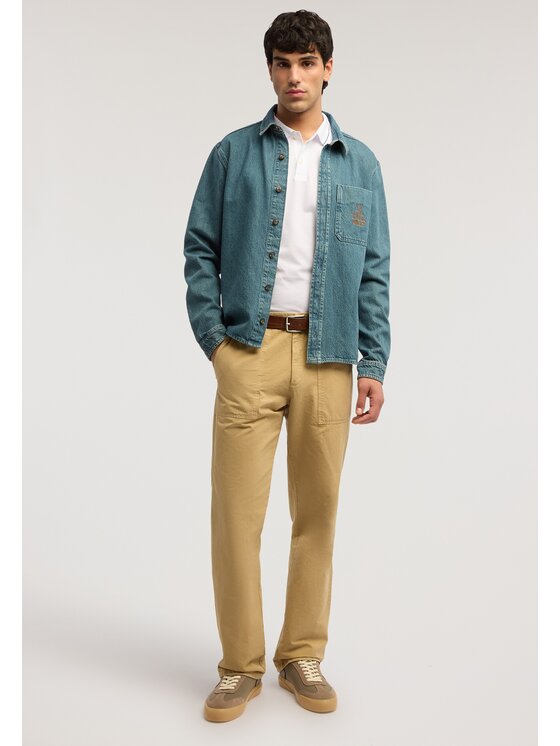 Trussardi Trussardi Spodnie materiałowe P721M100116N012 Kremowy Regular Fit