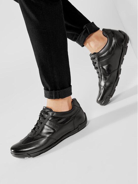Geox Geox Poltopánky U Edgware A U023BA 043BC C9999 Čierna