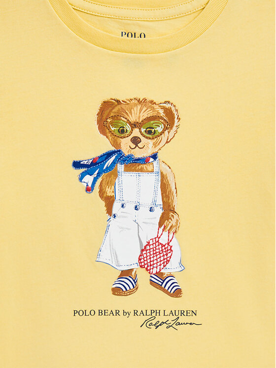Polo Ralph Lauren Polo Ralph Lauren T-shirt 312965226002 Žuta Regular Fit
