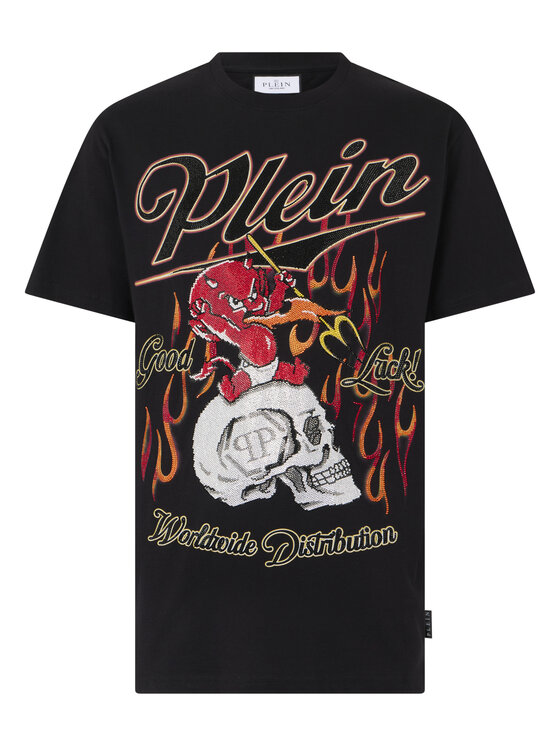 PHILIPP PLEIN PHILIPP PLEIN T-Shirt 28967 Czarny Regular Fit