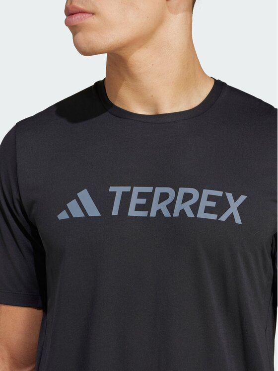 adidas adidas Koszulka techniczna Terrex Multi Climacool Logo Tech Tee Czarny Regular Fit