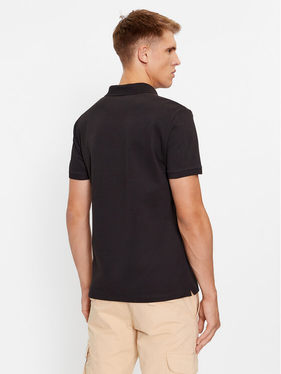Calvin Klein Jeans Calvin Klein Jeans Тениска с яка и копчета J30J323395 Черен Regular Fit