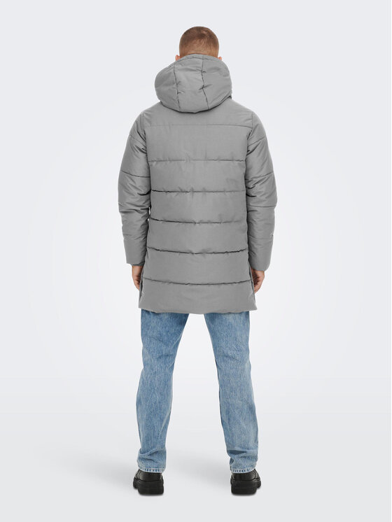 Only & Sons Only & Sons Зимно яке 22020156 Сив Regular Fit