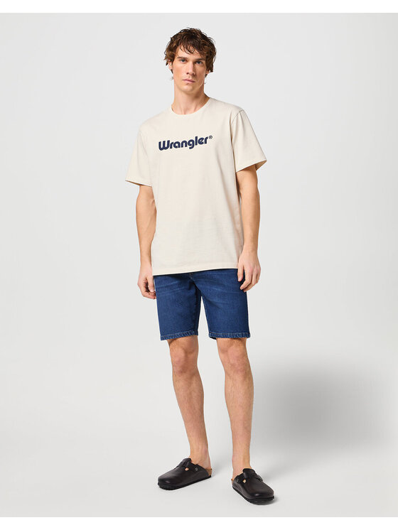 Wrangler Wrangler Pantaloncini di jeans TEXAS SHORTS Blu Regular Fit