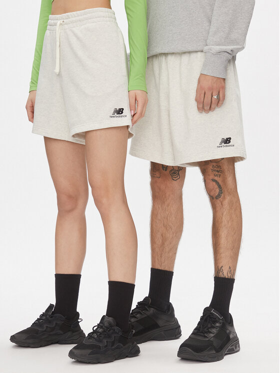 New Balance Pantaloni scurți sport Unisex US21500 Gri Relaxed Fit