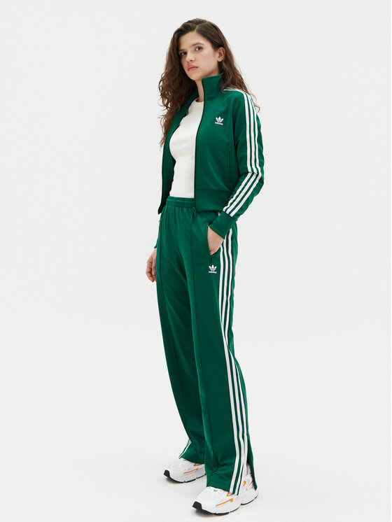 adidas adidas Pantaloni da tuta adicolor Classics Firebird JC8284 Verde Regular Fit