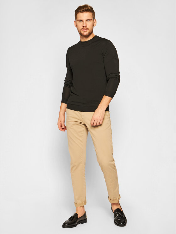 Maglione 5051-91 Nero Regular Fit