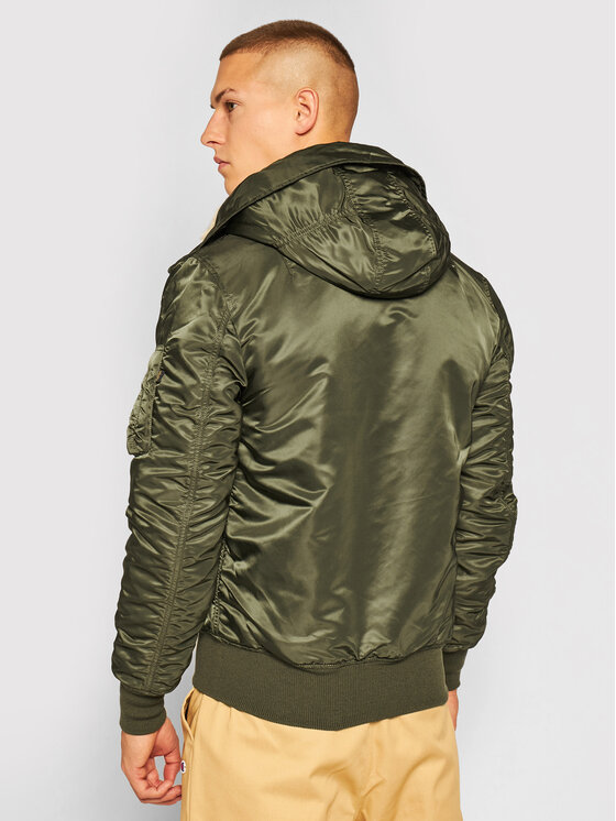 Alpha Industries Alpha Industries Kurtka przejściowa Ma-1 Tt 158104 Zielony Regular Fit