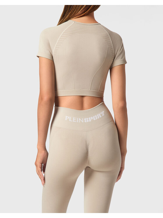Plein Sport Plein Sport T-Shirt 22149 Szary Regular Fit