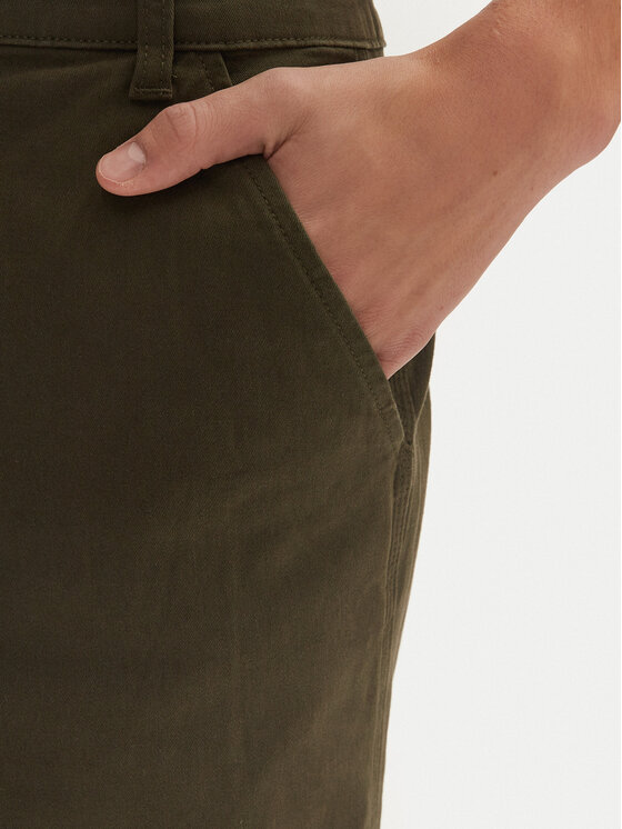 Champion Champion Pantaloni di tessuto 220509 Verde Straight Leg