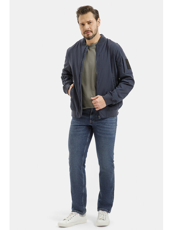 Cross Jeans Cross Jeans Kurtka przejściowa 40312-001 Granatowy Regular Fit