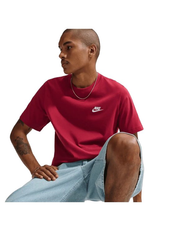 Nike Nike T-Shirt M NSW CLUB Czerwony Regular Fit