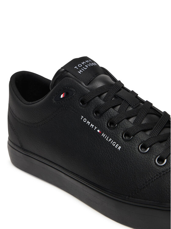 Tommy Hilfiger Tommy Hilfiger Sneakersy Th Hi Vulc Core Low Lth Ii Ess FM0FM05511 Černá