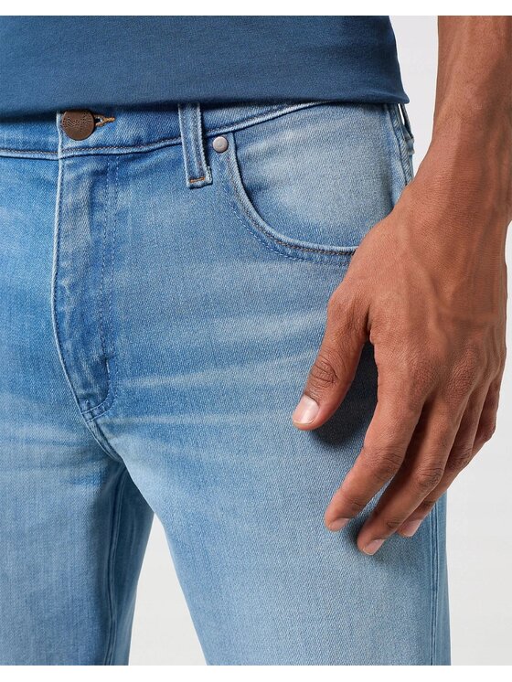 Wrangler Wrangler Jeansy Greensboro Niebieski Regular Fit