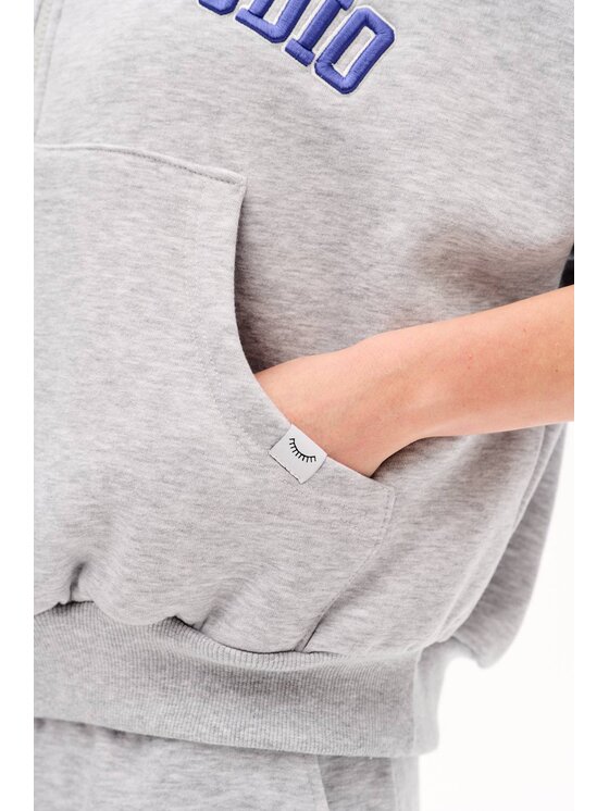 NAOKO NAOKO Bluza Everyday Szary Loose Fit