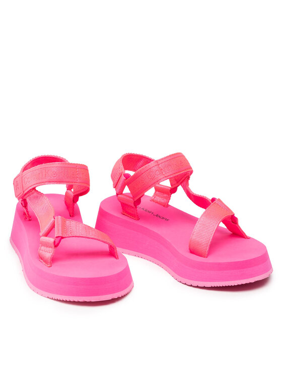 Calvin Klein Jeans Sandalen Prefresato Sandal 1 YW0YW00557 Rosa
