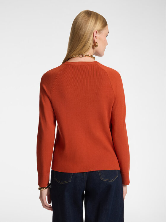 Elena Mirò Elena Mirò Sweter M034Z000795N017 Pomarańczowy Regular Fit