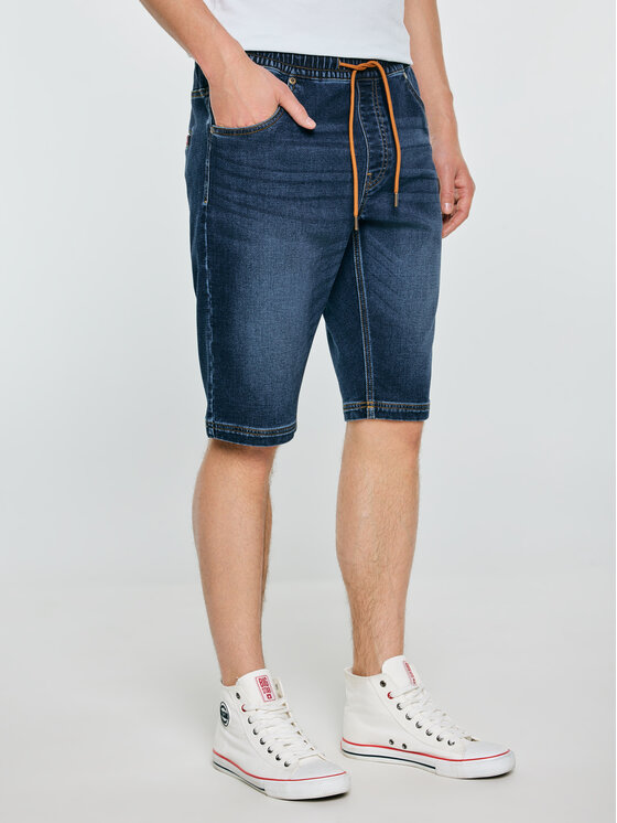 BIG STAR BIG STAR Kurtka jeansowa PARKER Granatowy Loose Fit