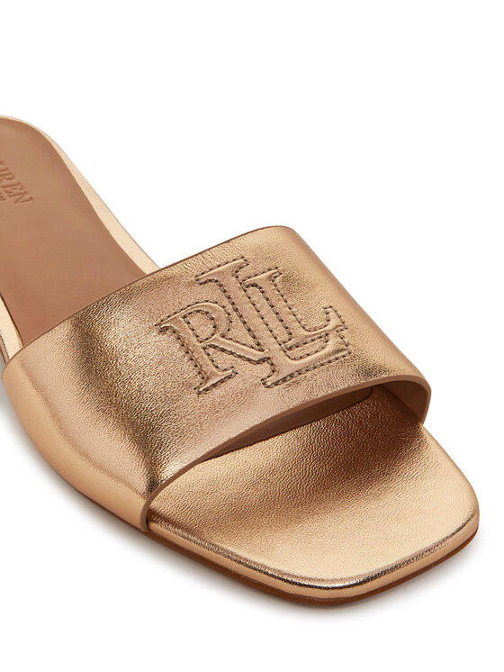 LAUREN RALPH LAUREN LAUREN RALPH LAUREN Klapki Everley 802970531001 Złoty