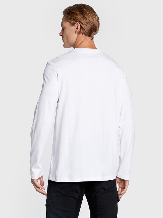 Longsleeve Ardis M2BI34 I3Z14 Bianco Regular Fit