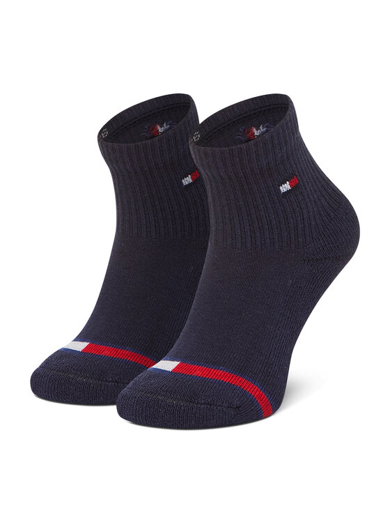 Tommy Hilfiger Tommy Hilfiger Hosszú zoknik 100002319 Sötétkék