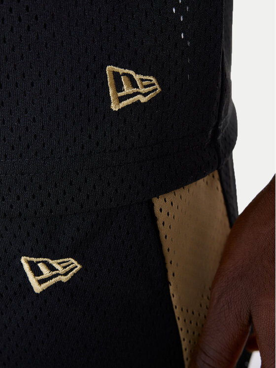 New Era New Era T-Shirt Saf49E Mesh Graphic Jersey 60596390 Černá Regular Fit