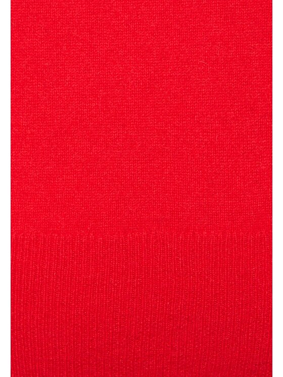 Style Republic Style Republic Sweter Kaszmir Czerwony Comfort Fit