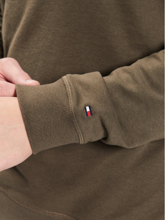 Tommy Hilfiger Tommy Hilfiger Mikina UM0UM02878 Khaki Regular Fit