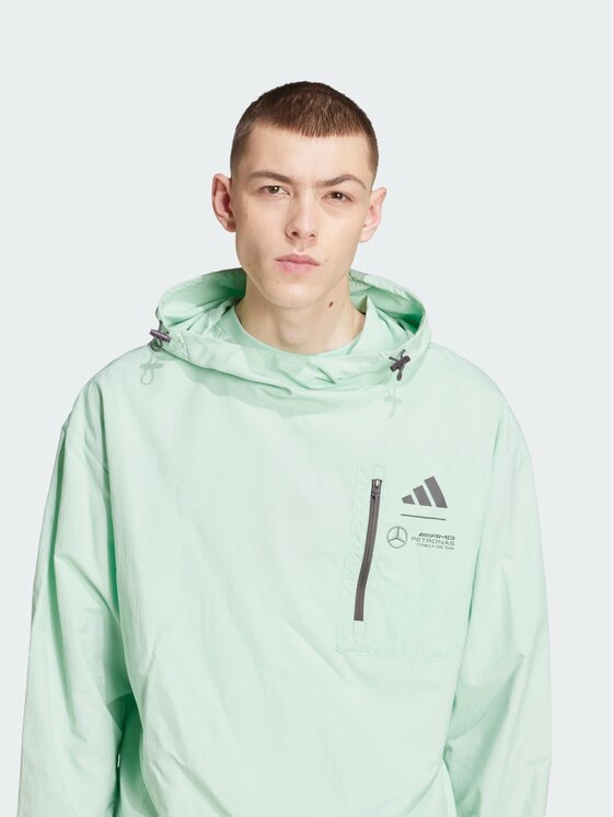 adidas adidas Kurtka anorak 147519 Zielony Loose Fit