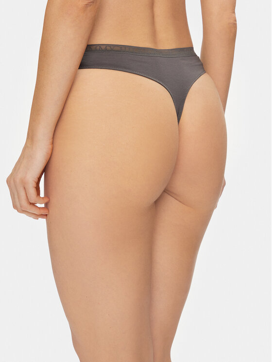Tommy Hilfiger Tommy Hilfiger Sada 3 kusů string kalhotek UW0UW04890 Barevná