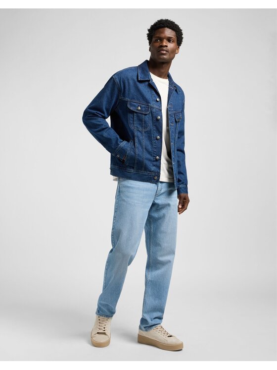 Lee Lee Jeansy OSCAR Niebieski jasny Loose Fit