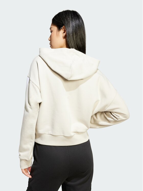 adidas adidas Bluza French Terry Beżowy Regular Fit