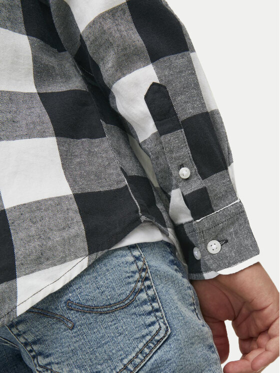 Jack&Jones Junior Jack&Jones Junior Koszula Gingham 12183050 Szary Regular Fit