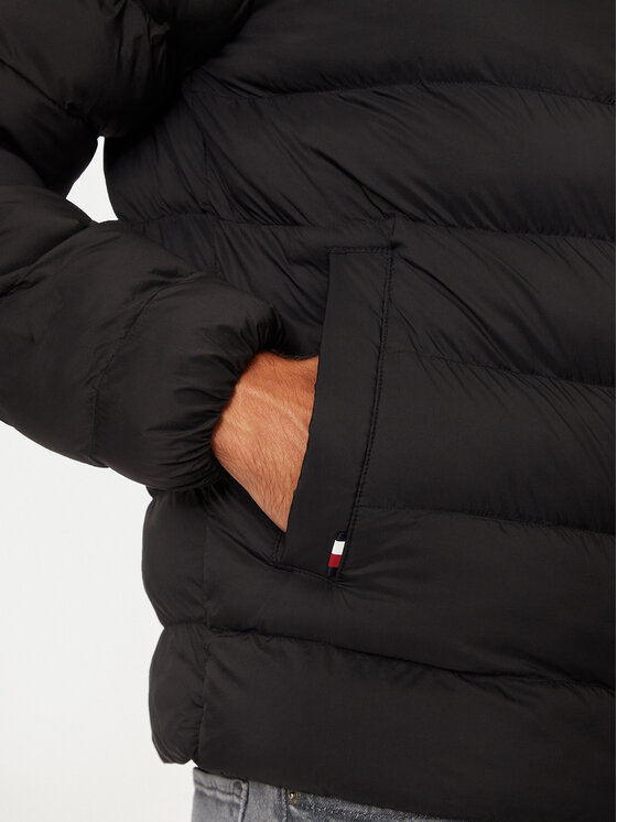 Tommy Hilfiger Tommy Hilfiger Зимно яке MW0MW37257 Черен Regular Fit