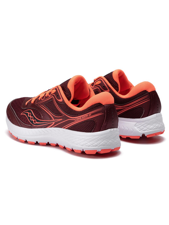 Saucony Saucony Tekaški čevlji Cohesion 12 S10471-9 Bordo rdeča
