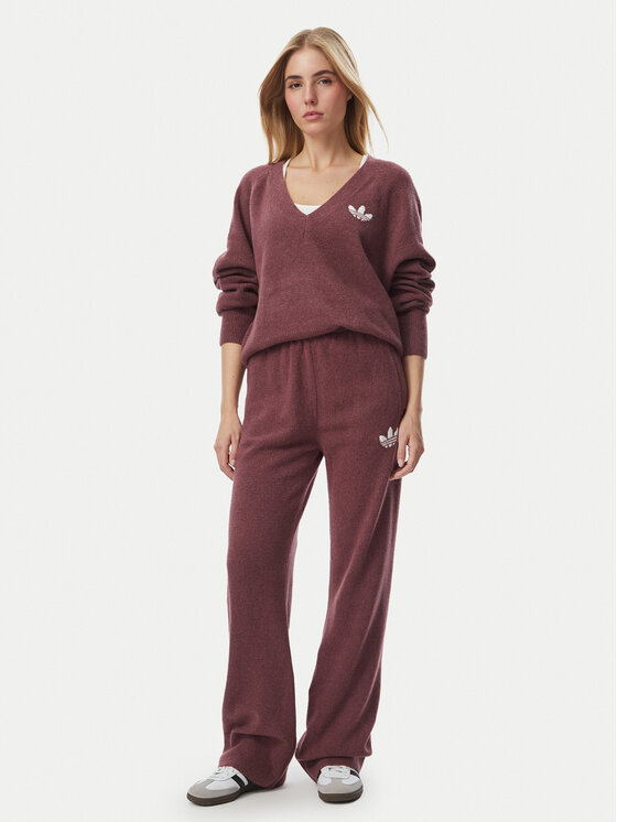 adidas adidas Kampsun Essentials IA4443 Tumepruun Loose Fit