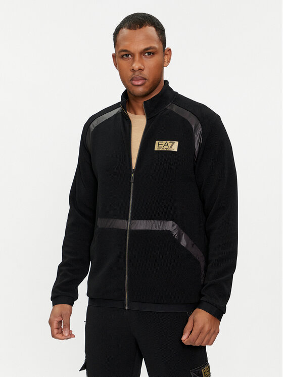 EA7 Emporio Armani Mikina 3DPM13 PJG1Z 1200 Čierna Regular Fit
