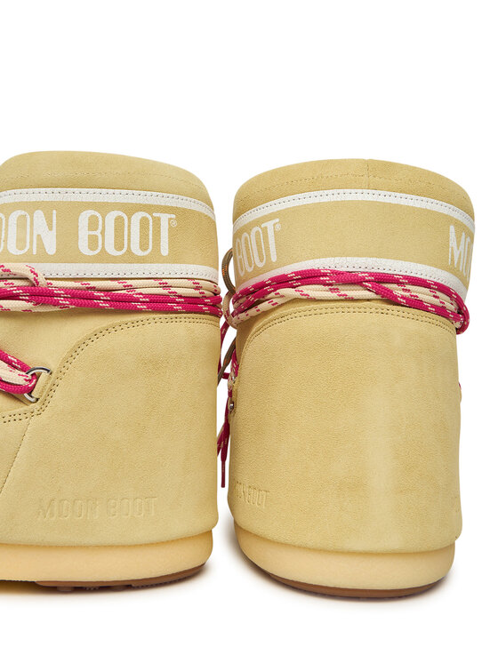 Moon Boot Moon Boot Sniega zābaki Mb Icon Low Suede Laces 80D1409670 Dzeltens