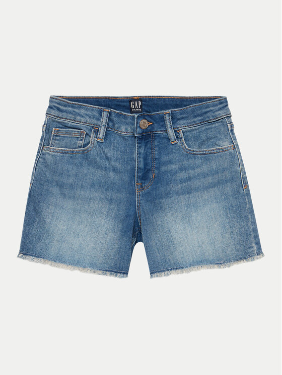 Gap Gap Kratke traperice 603115-01 Plava Regular Fit
