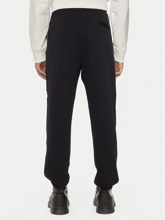 Armani Exchange Armani Exchange Spodnji del trenirke 6DZPLC ZJNNZ 1200 Črna Regular Fit