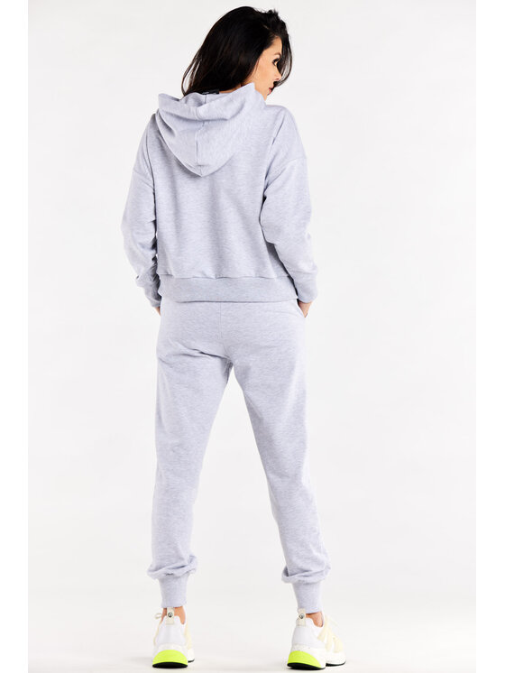 Infinite You Infinite You Spodnie damskie M319 Szary Basic Fit
