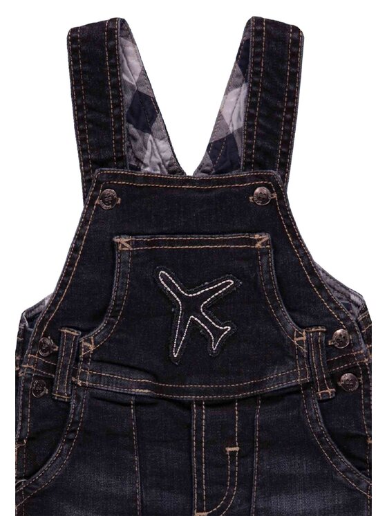 Kanz Kanz Ogrodniczki 1842452-0013 Granatowy Basic Fit