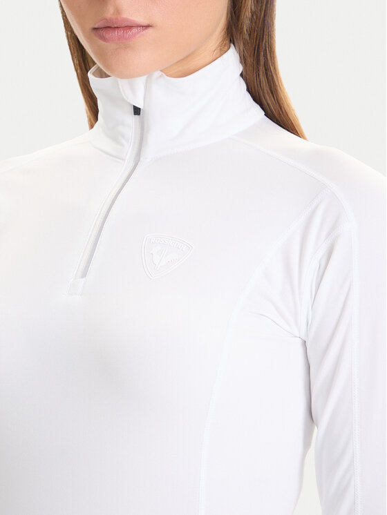Rossignol Rossignol Funkční mikina Classique RLMWL08 Bílá Slim Fit