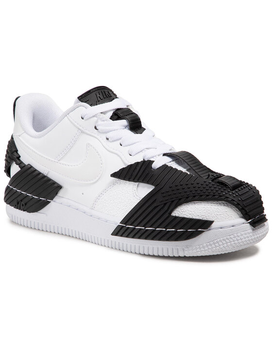 nike ndestrukt air force 1 white black