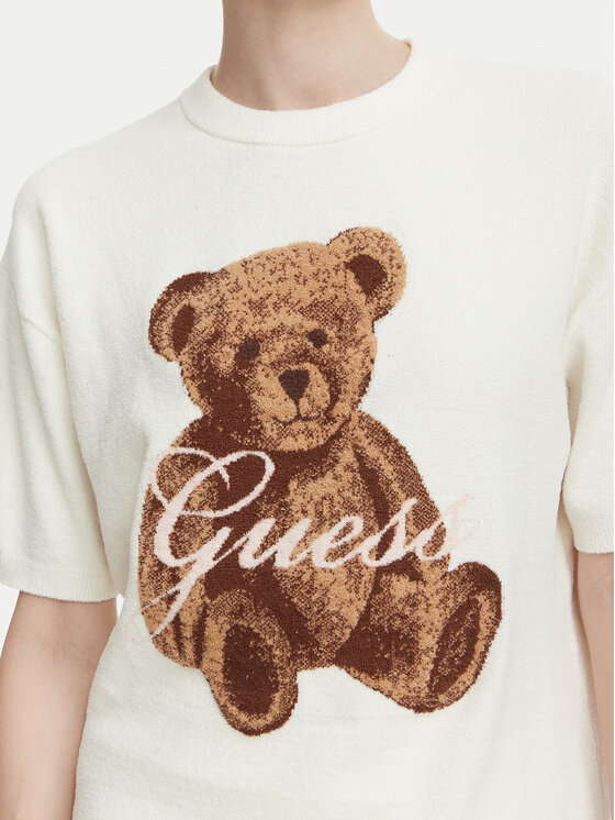 Guess Guess T-särk O6BR03 Z1145 Kreemjas Regular Fit