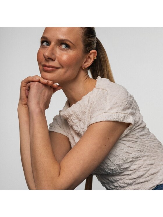 ANIA KRUK ANIA KRUK Kolczyki SRUKS2310Z Żółte złocenie