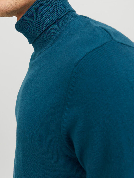 Jack&Jones Jack&Jones Krekls ar augstu apkakli 12157417 Zils Regular Fit